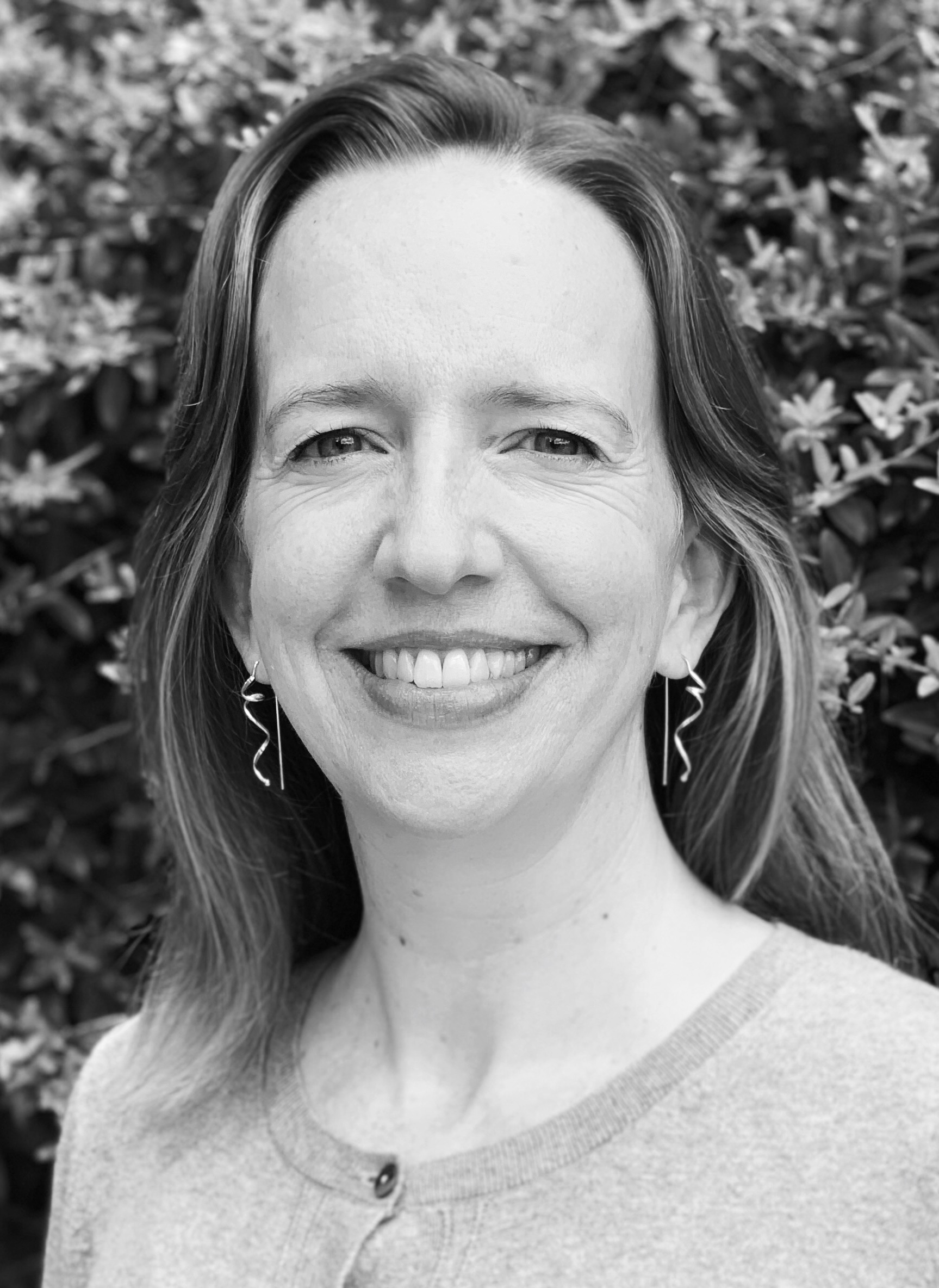 Tina Peterson looking at the camera smiling