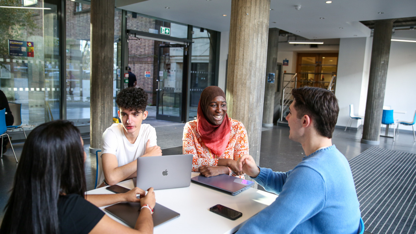 Students sat together